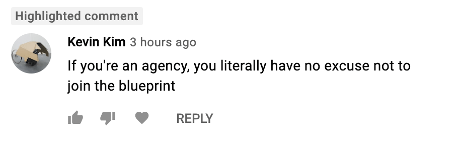 Blueprint member win