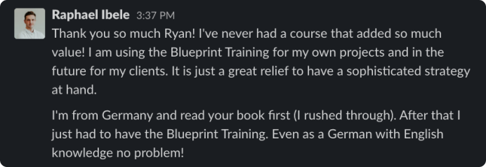 Blueprint member win
