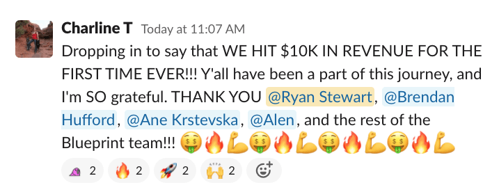 Blueprint member win